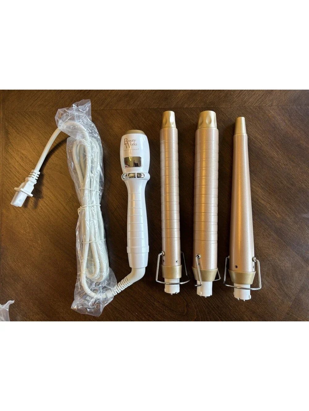 Beauty Works Professional Styler Trio Edition 3 Barrel Curling Wand Set Box New